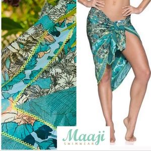 Maaji . Mystic Isle Botanical Sarong Pareo Wrap